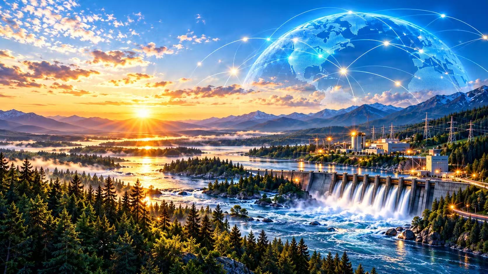 Global industrial and capital network visualization